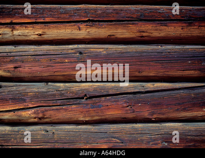 Weathered pannelli in legno Foto Stock