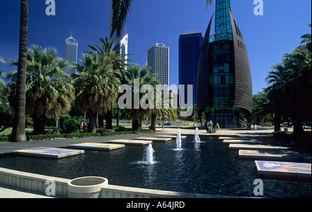 Swan nel porto di Perth, Westaustralia Foto Stock