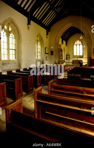 Dorset Regno Unito East Lulworth St Andrews chiesa interno Foto Stock