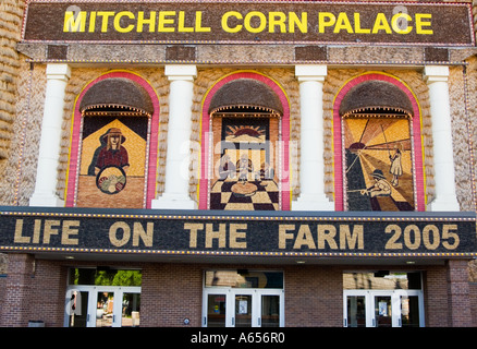 Mitchell Corn Palace Convention Center South Dakota USA Foto Stock