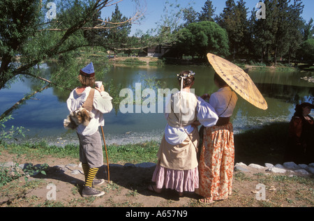 Il piacere del Rinascimento Faire Glen Helen Park San Bernardino California Stati Uniti d'America Foto Stock