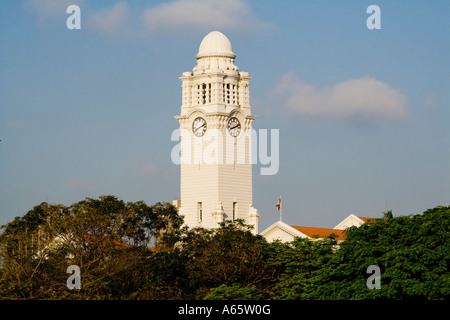 Il municipio vecchio Clocktower Singapore Foto Stock
