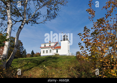 Fort Point Lighthouse vicino a Stockton molle Maine Foto Stock