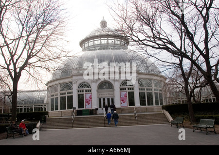 Enid un Haupt Conservatory a New York Giardini Botanici Bronx New York City New York NY USA Foto Stock