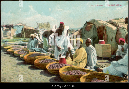 Data di mercato Africa Sudan Foto Stock
