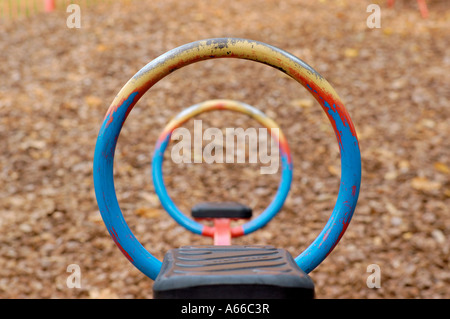 Un mare per bambini visto in un playgound per bambini nel Regno Unito Foto Stock