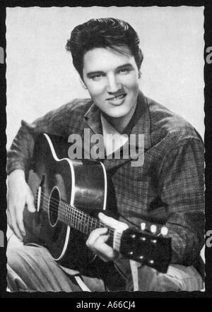 Elvis Presley chitarra Foto Stock