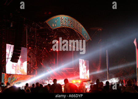 Il finale del prodigio della serie At The Isle Of Wight Festival nel 2006 Foto Stock