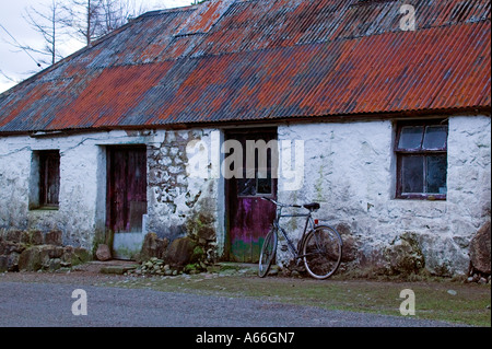 Cottage Glen Etive, Foto Stock