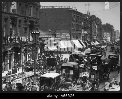 Aldgate High Street 1906 Foto Stock