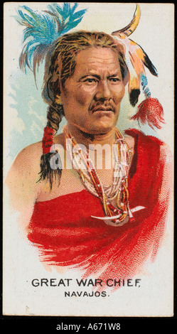 La razza grande guerra capo Foto Stock