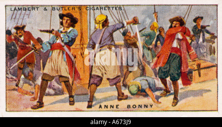 Anne Bonney combatte Foto Stock