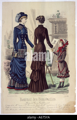 Mode Dicembre 1880 Foto Stock