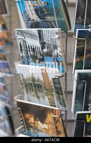 Cartoline di Venezia Foto Stock