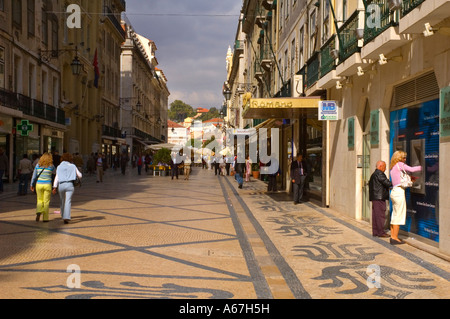 Centro di Lisbona la capitale del Portogallo UE Foto Stock