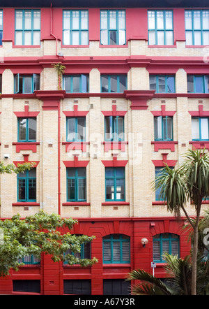 Fotografia di stock di un appartamento ristrutturato edificio nel CBD di Auckland in Nuova Zelanda 2007 Foto Stock
