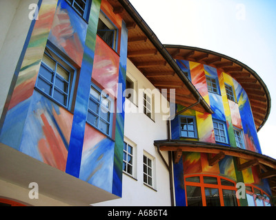 Cafe Rundum hotel restaurant Kramerwirt Trodlkeller Mayrhofen Zillertal Tirolo Austria Foto Stock