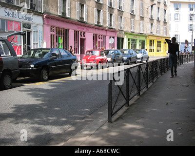 Facciata di Antoine et lili negozi a Quai de Valmy vicino al Canal St Martin decimo Arr. Parigi Francia Foto Stock