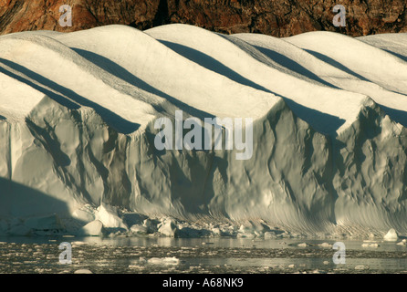 Iceberg, Scoresbysund, est della Groenlandia Foto Stock