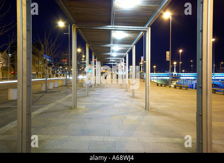 Tempo di notte in scena a Belfast Irlanda del Nord Foto Stock