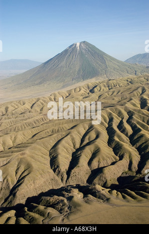 Ol Doinyo Lengai, vista aerea, Tanzania Foto Stock