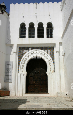 Il Nord Africa, Marocco, Tangeri, Kasbah Ingresso al Museo Foto Stock