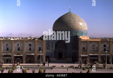 Sheikh Lotf Allah in moschea imam Square Isfahan Iran Foto Stock