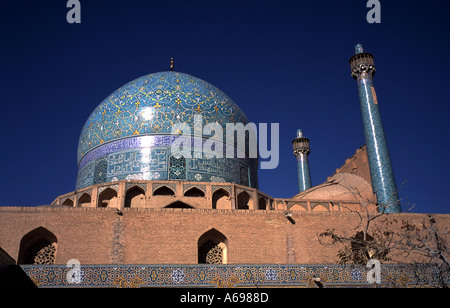 Imam moschea di Isfahan Iran Foto Stock