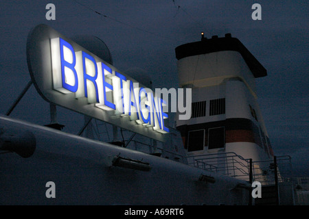 Imbuto del traghetto Bretagne Brittany Ferries Foto Stock