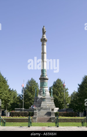 La guerra civile di soldati e marinai monumento Lafayette Square Buffalo New York Foto Stock