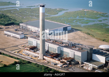 Fawley stazione di alimentazione acqua di Southampton Hampshire REGNO UNITO Foto Stock