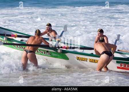 Surfboat gara - Sydney, Nuovo Galles del Sud, Australia Foto Stock