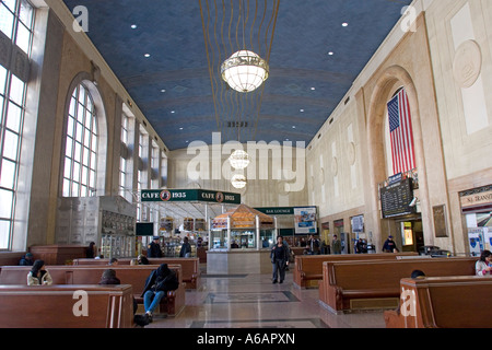 Penn stazione ferroviaria Newark New Jersey Foto Stock