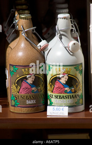 La birra Bottleson vendita a Bruxelles Belgio Foto Stock