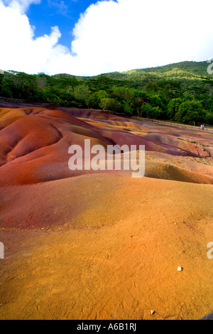 "Chamarel' 'terra colorata' - 'Mauritius'. Foto Stock