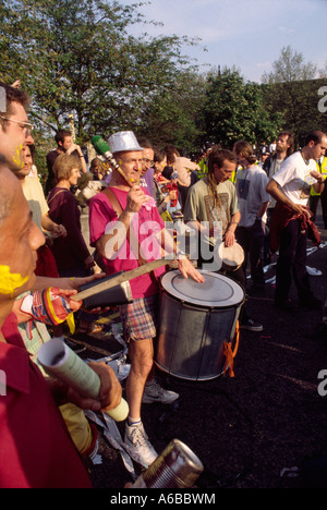 Giubileo 2000 Gruppo protesta per annullare tutto il debito del Terzo mondo in Africa nel 1998 in occasione del vertice del G8 Foto Stock