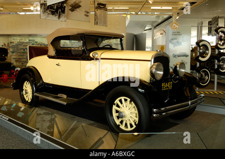 1929 DeSoto sei Roadster presso la Walter P Chrysler Museum di Auburn Hills Michgan Foto Stock