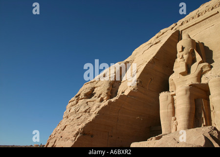 Abu Simbel tempio Foto Stock