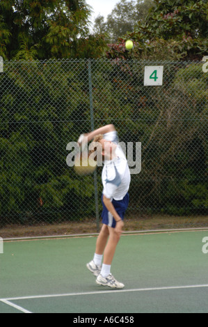 3013 i giocatori di tennis Foto Stock