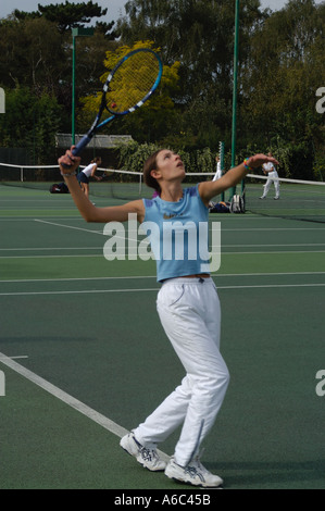 3013 i giocatori di tennis Foto Stock