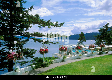 Rosario Resort su Orcas Isola San Juan Islands Washington Foto Stock