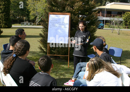 Quero Crescer programma a Landys Gyr a Curitiba Foto Stock