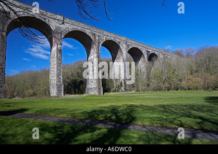 Il viadotto in Porthkerry Country Park, Glamorgan, South Wales, Regno Unito Foto Stock