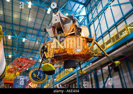 Il modulo lunare, Apollo 11 NASA John F Kennedy Space Center di Cape Canaveral Florida USA JMH1232 Foto Stock