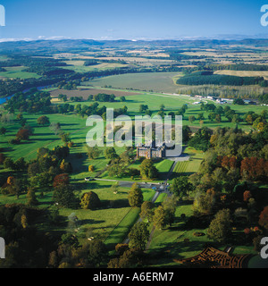 Scone Palace Perth Scozia vista aerea Foto Stock