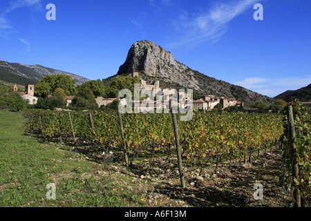 Villaggio di Saint Jean de Bueges, Languedoc Roussillon, Herault, Francia Foto Stock