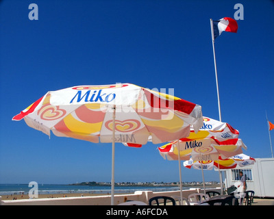 Beach St Gilles Croix de vie vendee francia Foto Stock