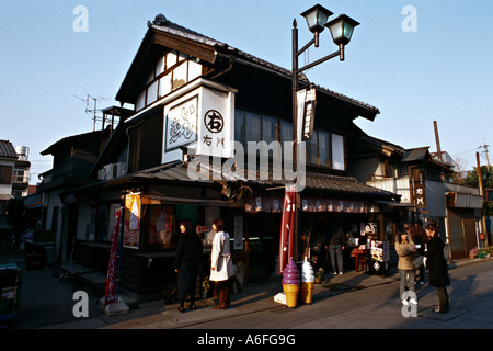 Stile Edo edificio in pietra in Kawagoe Giappone Foto Stock