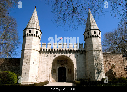 Gate di Salutations il Palazzo Topkapi entrata principale. Istanbul. Turchia Foto Stock