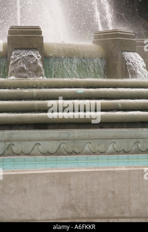 William Mulholland fontana commemorativa in Los Angeles, CA, Stati Uniti d'America Foto Stock